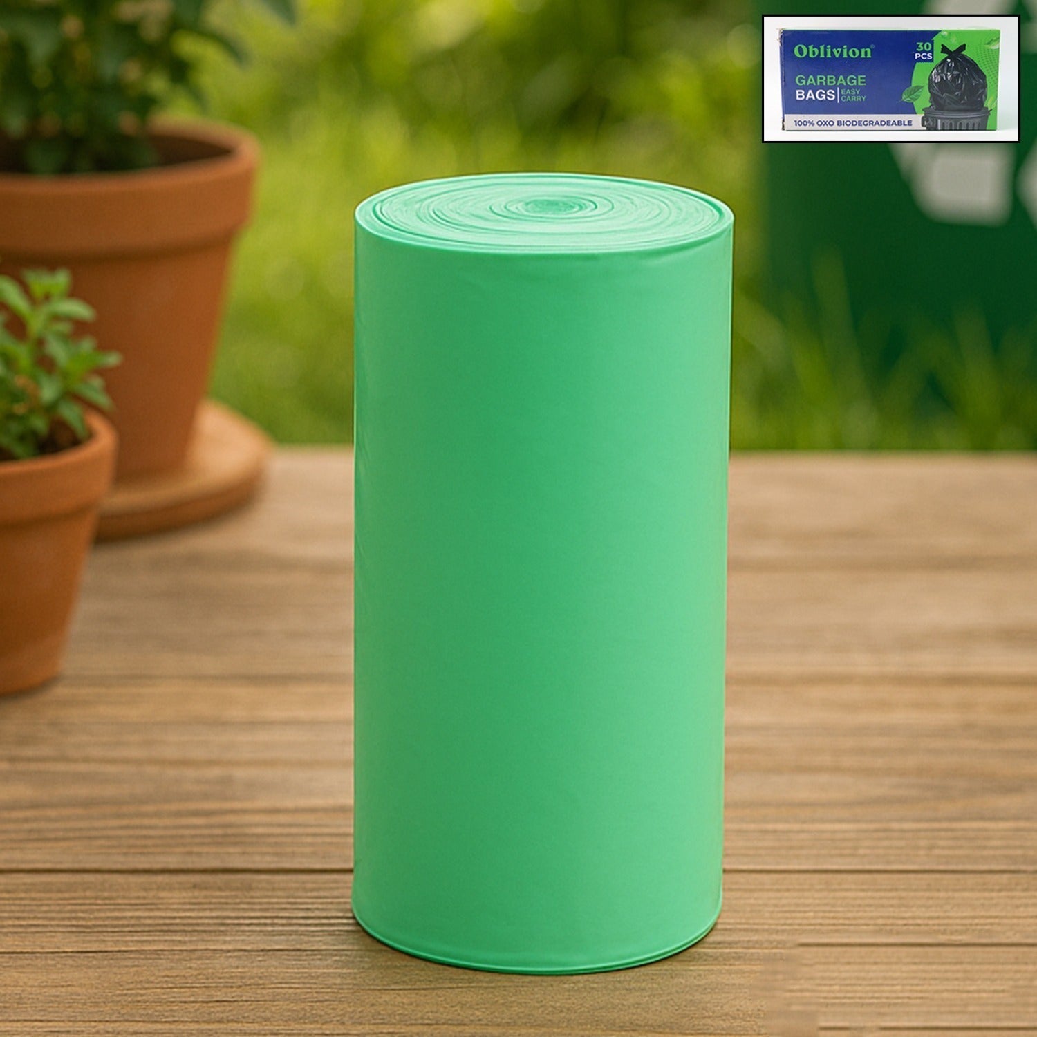 Sustainable Corn Starch Green Garbage Sacks Sustainable Corn Starch Green Garbage Sacks